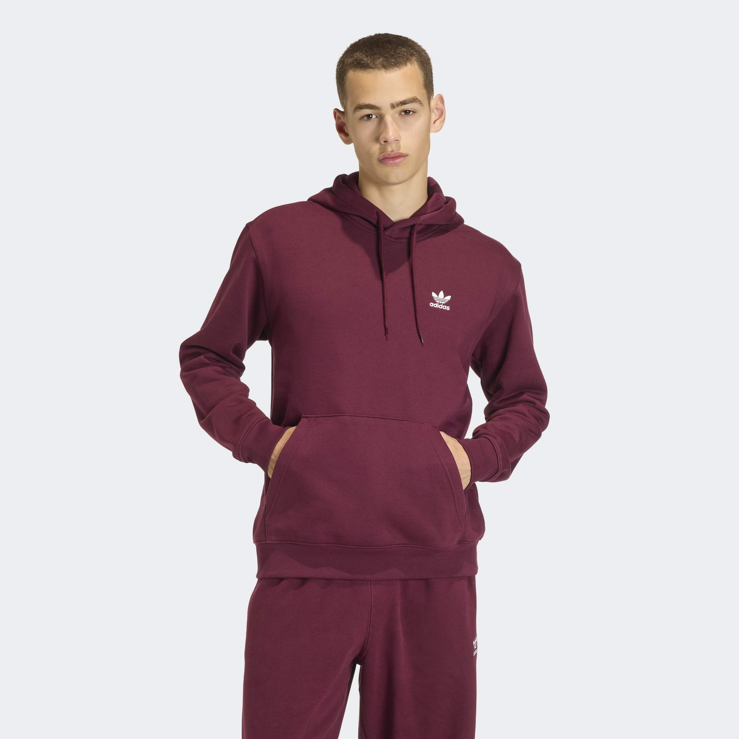 Essential Loose Fleece סוויטשירט קפוצ’ון - Image 2