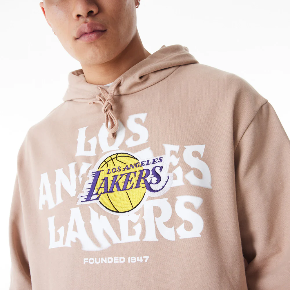 LA LAKERS NBA GRAPHIC PULLOVER קפוצ'ון - Image 3